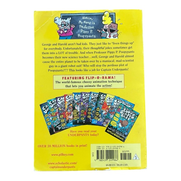 Set of 2️⃣ Captain Underpants Books By Dav Pilkey - Picture 5 of 5